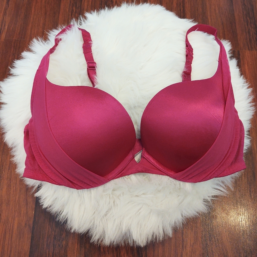 Victoria's Secret Padded Demi Magenta